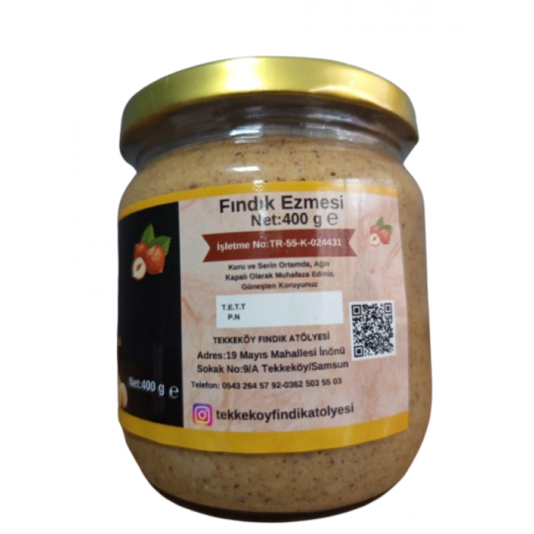 Fındık Ezmesi 400 gr Fındık Ezmesi 400 gr